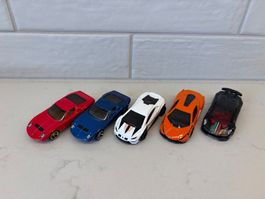 5 Hotwheels Lamborghini 1/64