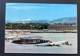 GENEVE-COINTRIN Le nouvel aéroport, Swissair Flugzeuge