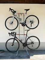 Fahrradständer für 2 Fahrräder, freistehend, 210 cm