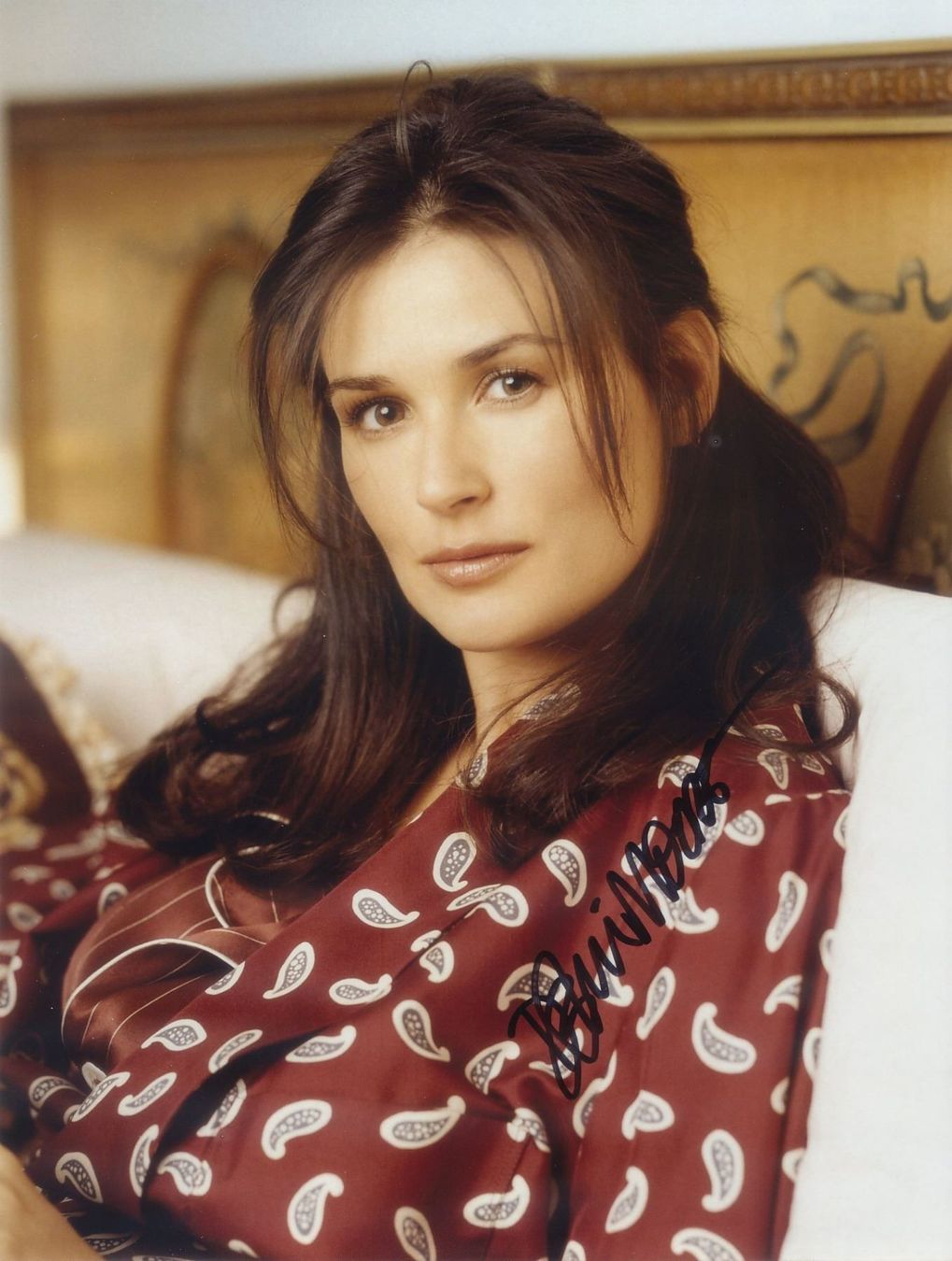 Autografi: Original Autogramm von DEMI MOORE auf Großfoto – Nuovo (secondo la descrizione) da Gremersdorf venduto da autogrammraritaeten