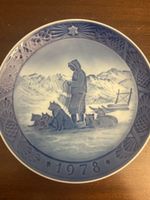 Royal Copenhagen Wandteller 1978, Grönland Szene, Top!