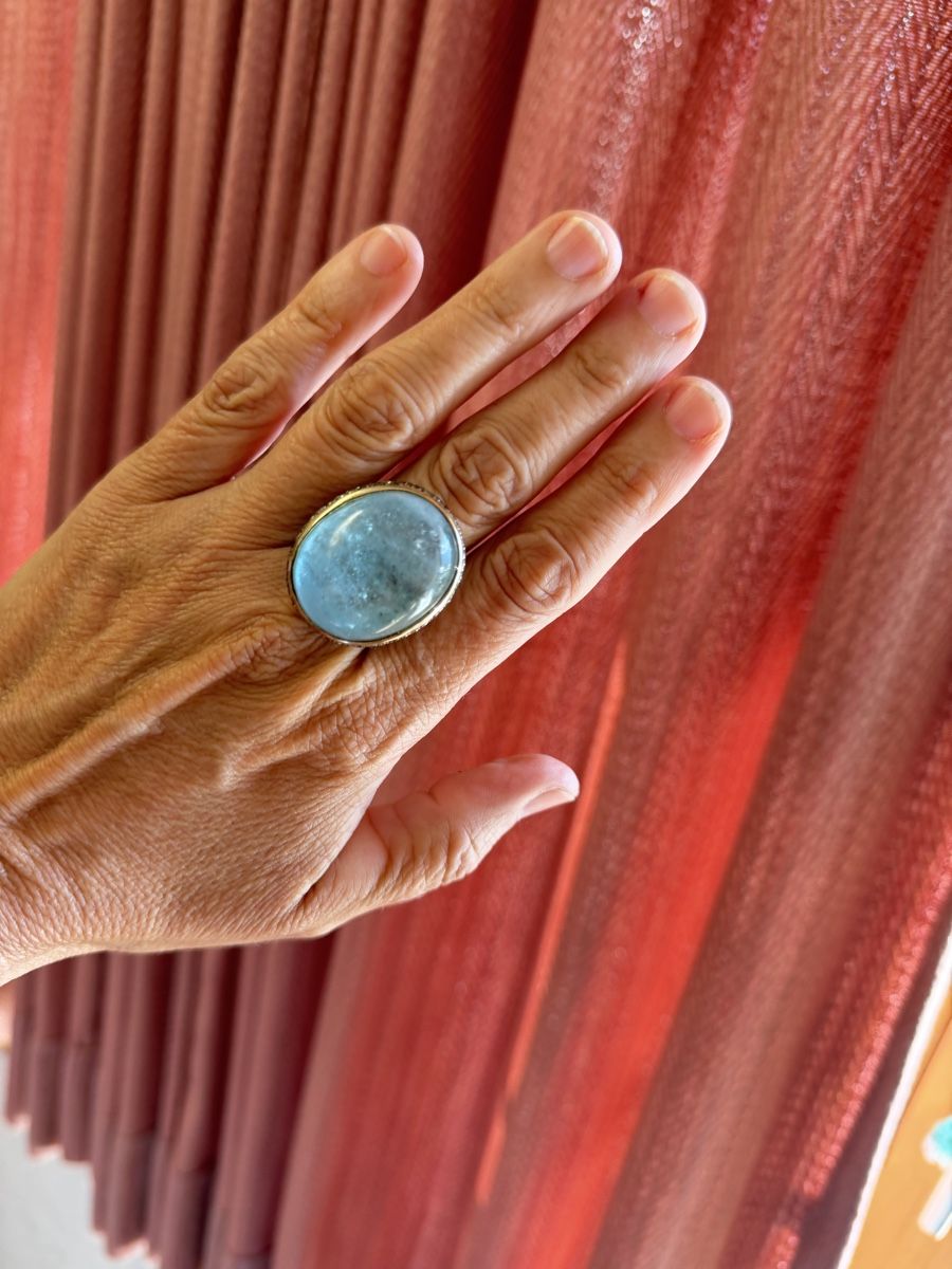 Ringe: Traumhafter Ring mit Aquamarin – Neu (gemäss Beschreibung) aus Donat von troja007