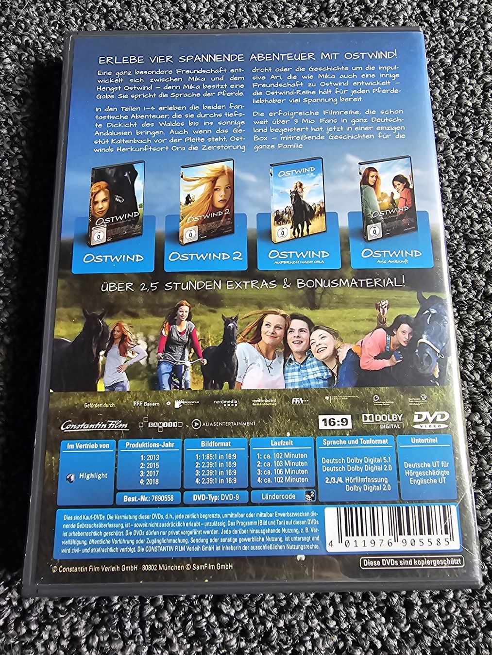 Alle DVDs: DVD Box Ostwind 1-4 (23197) – Gebraucht aus Ruswil von jan_bxl5 1