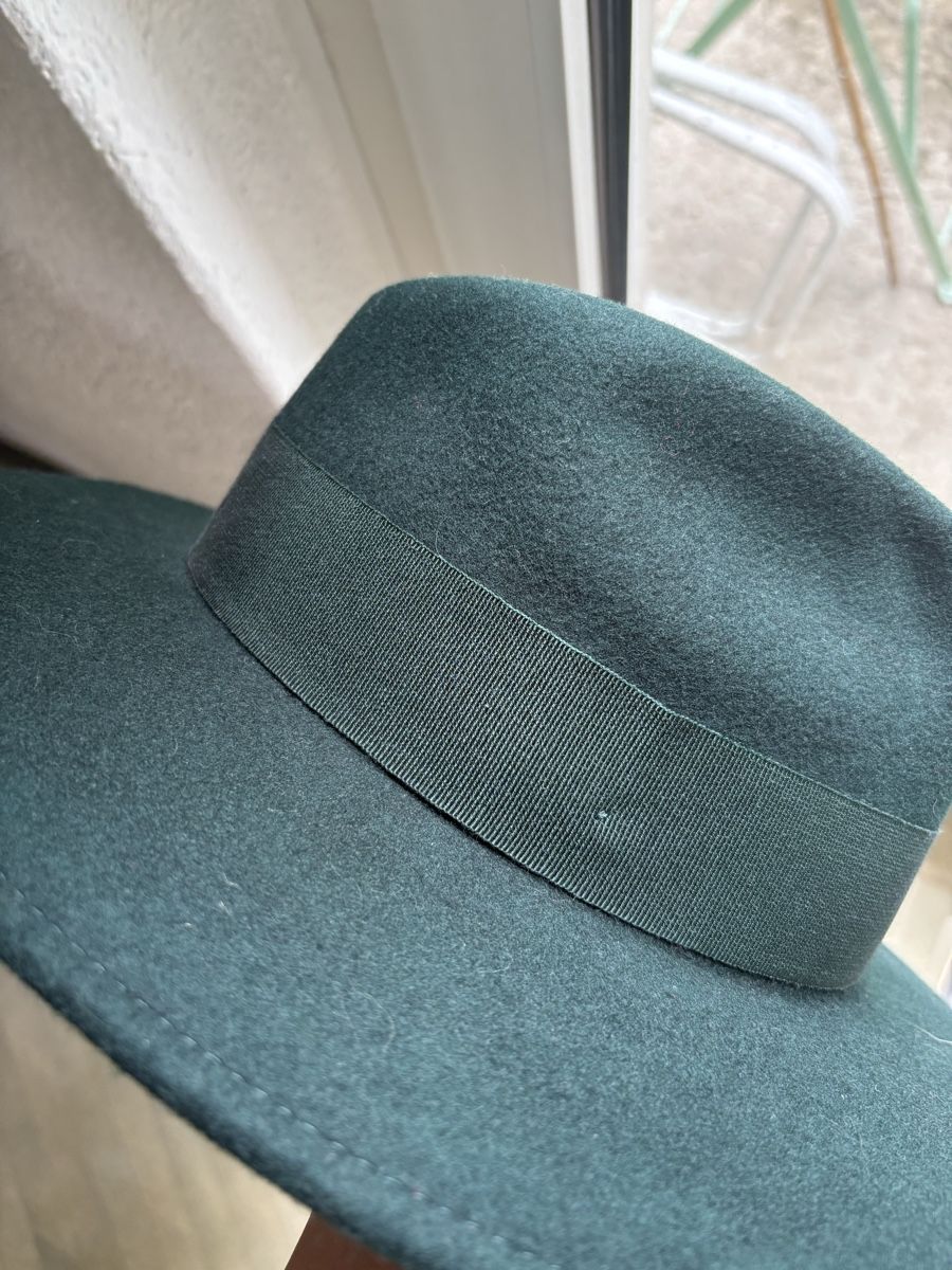 Copricapi, berretti & cappellini: 100% wool fedora taille 59 – Nuovo e nell'imballaggio originale da Zürich venduto da dam_552x 1
