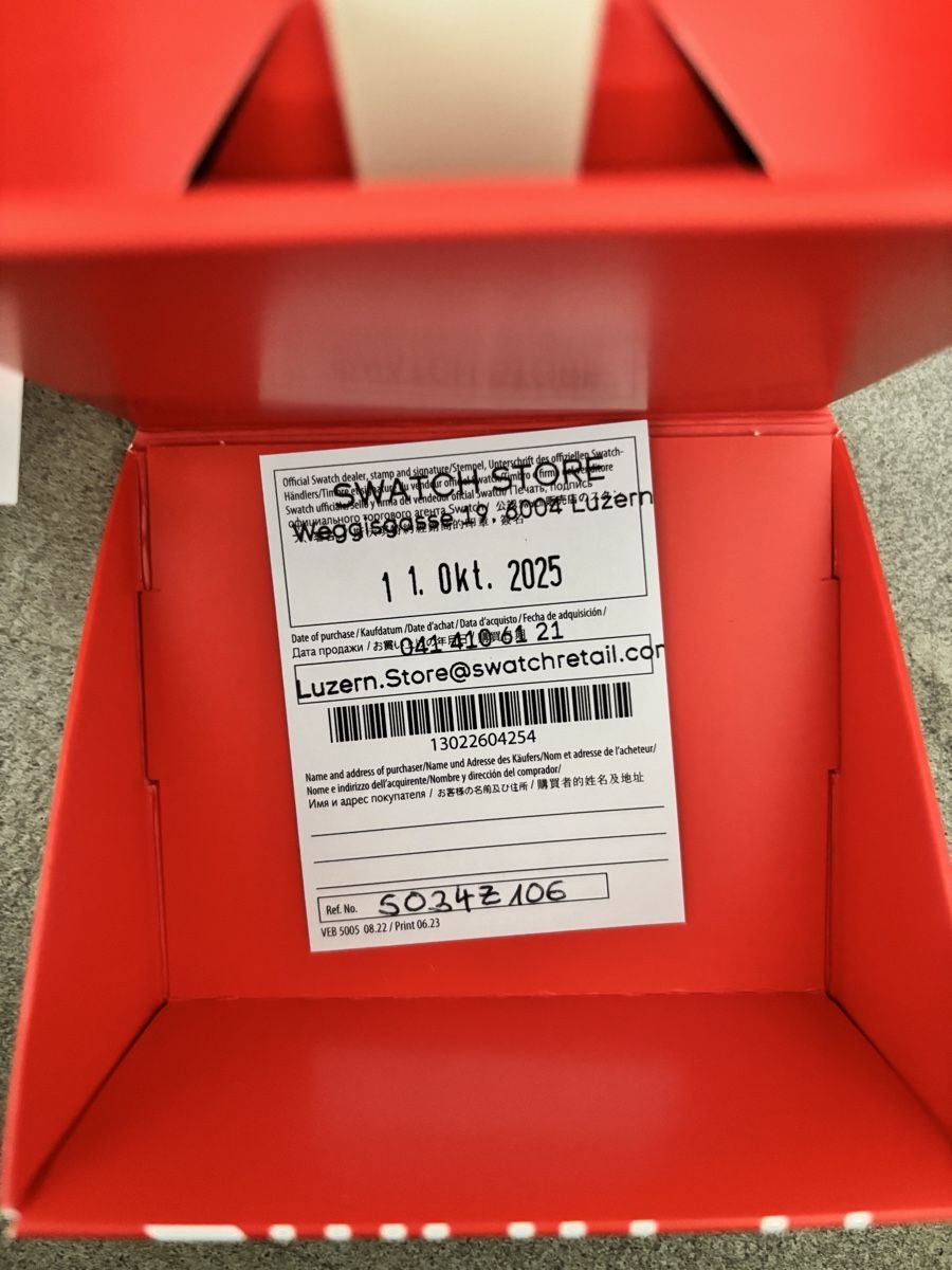Swatch Uhren: swatch 39% Tariffs SO34Z106 Uhr – Neu und originalverpackt aus Emmen von H.Bettina 3