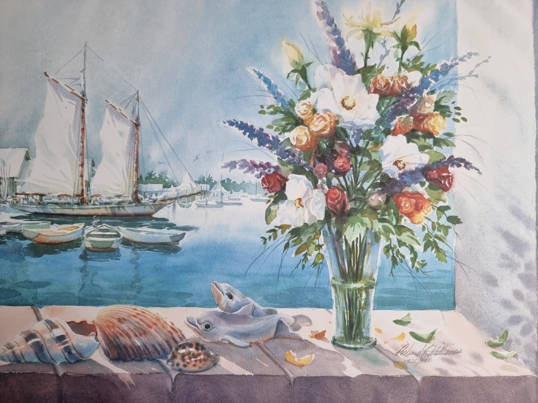 Grafiken & Lithographien: RICHARD E. WILLIAMS LITHOGRAPHIE SIGNIERT NUMMERIERT – Gebraucht aus Gersau von grafik-kunst 1