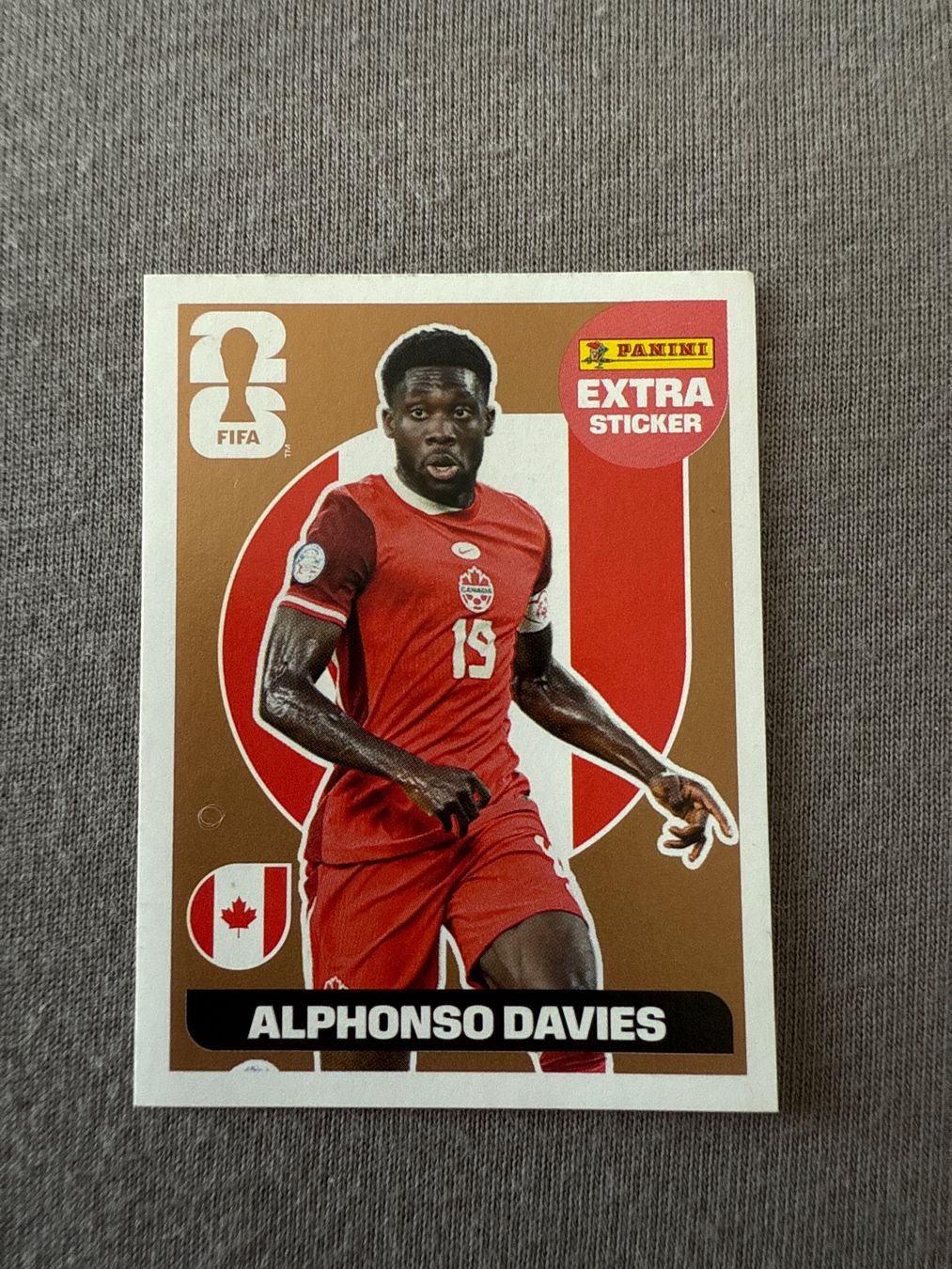 Panini Carte collezionabili: Alphonso Davies wm 2026 extra sticker – Nuovo (secondo la descrizione) da Sonterswil venduto da sil_mqb9