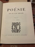 Anthologie Poésie française des XVIe et XVIIe siècles