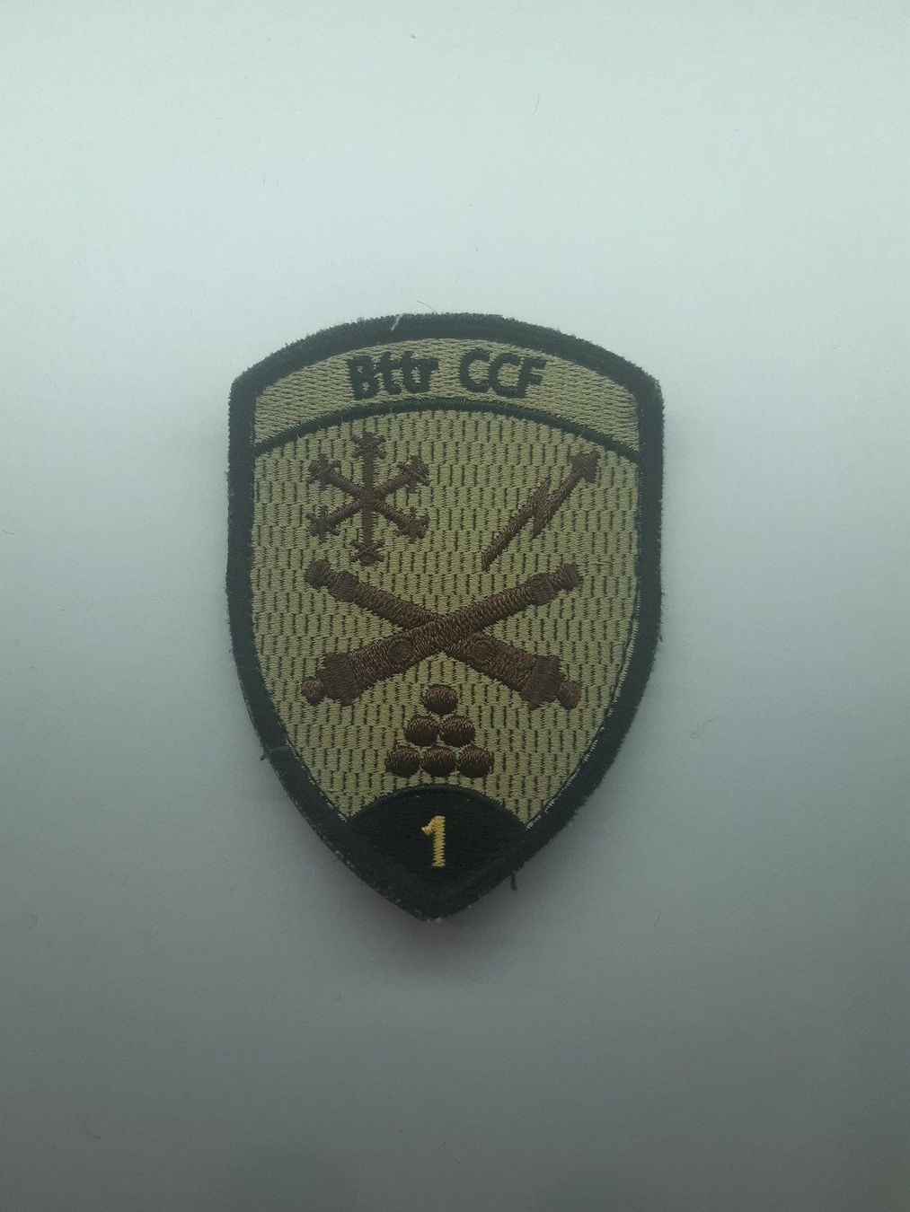 Schweizer Armee Placchette & Badge: BADGE ECUSSON MILITAIRE SUISSE BTTR CCF – Nuovo (secondo la descrizione) da Domdidier venduto da baumeyer-seb
