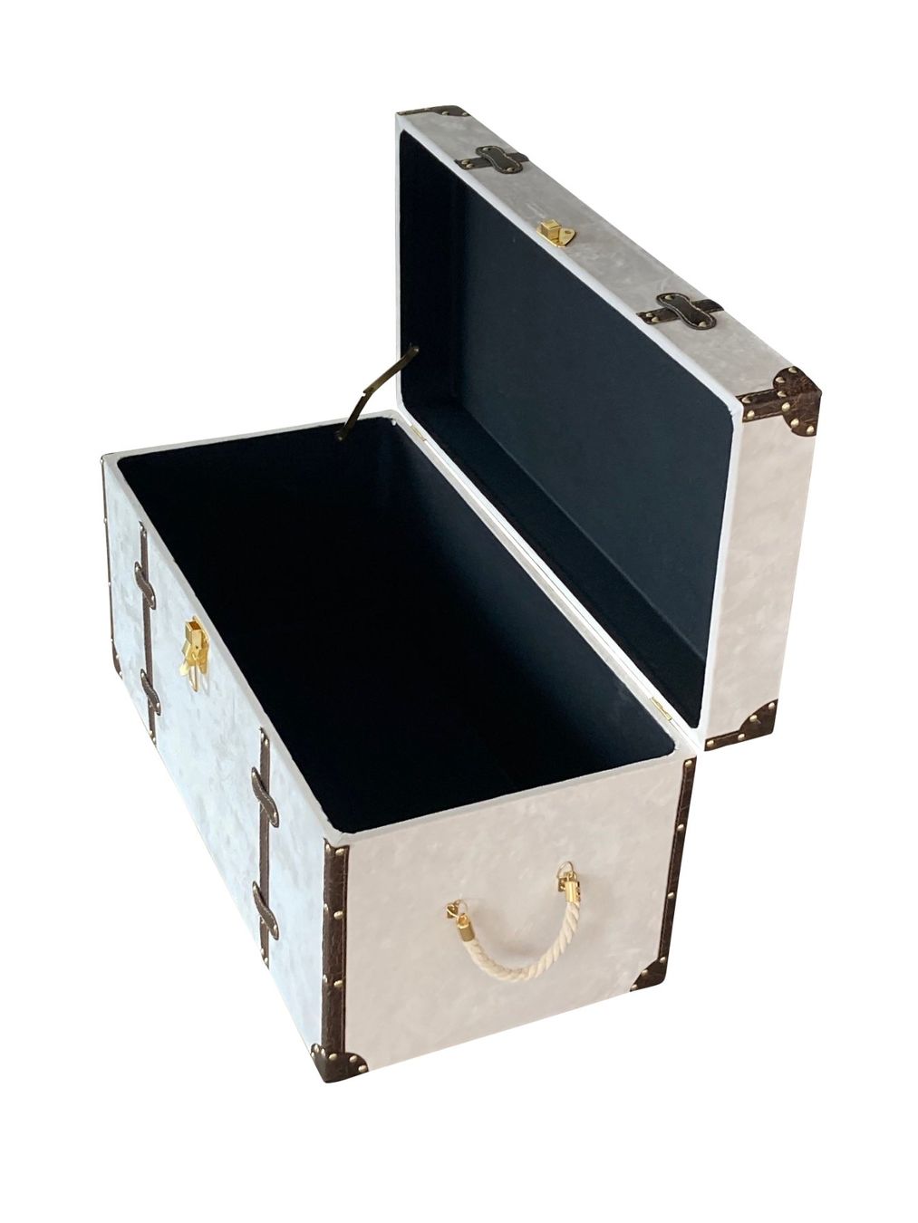 Panchine: Bettbank 80 weiss velours – Nuovo e nell'imballaggio originale da Wallisellen venduto da kingschair 2