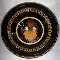 Schale Mädchen aus Berner Keramik