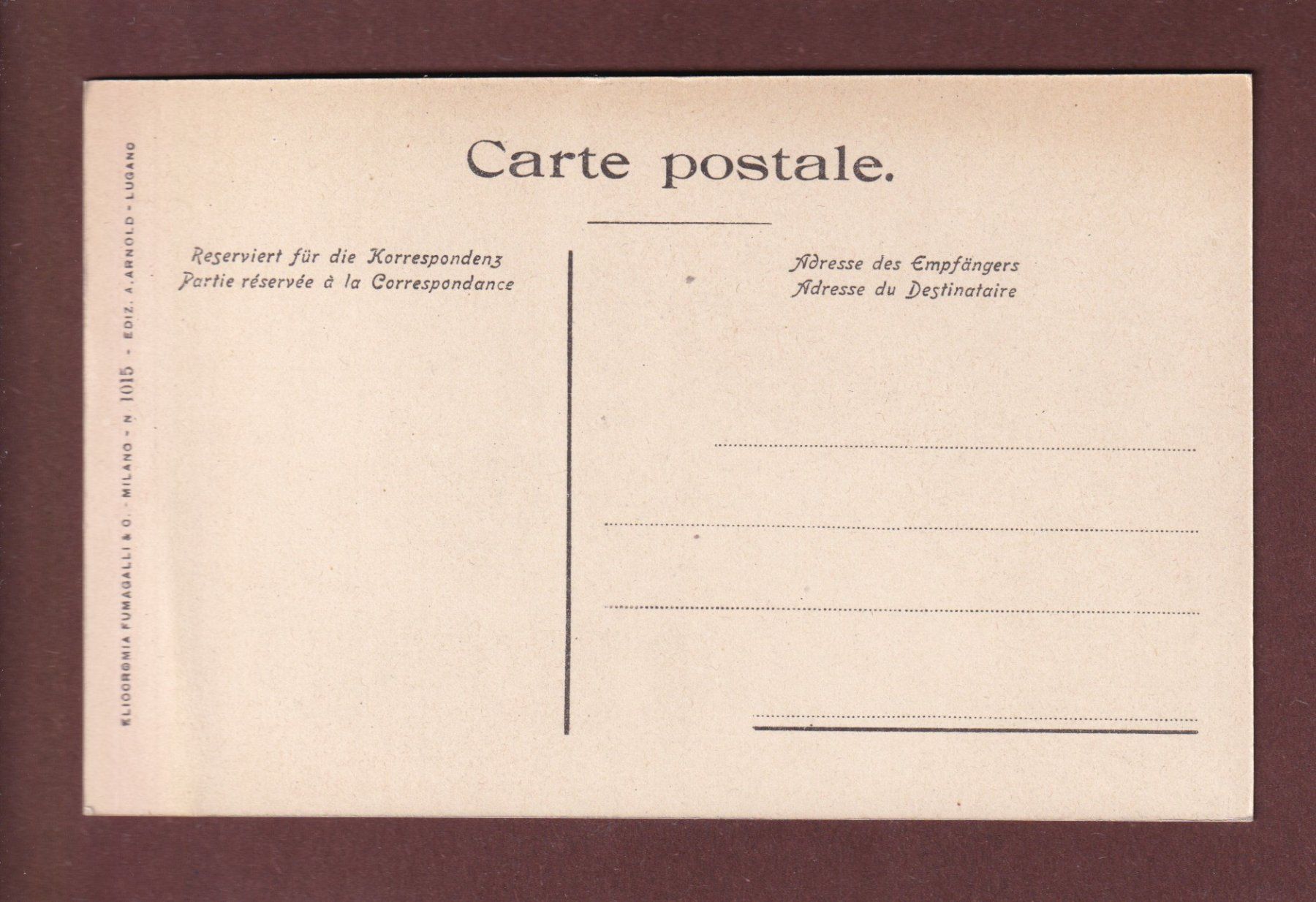 Ansichtskarten: LUGANO - Cattedrale – Gebraucht aus Pully von nicecards-shop 1