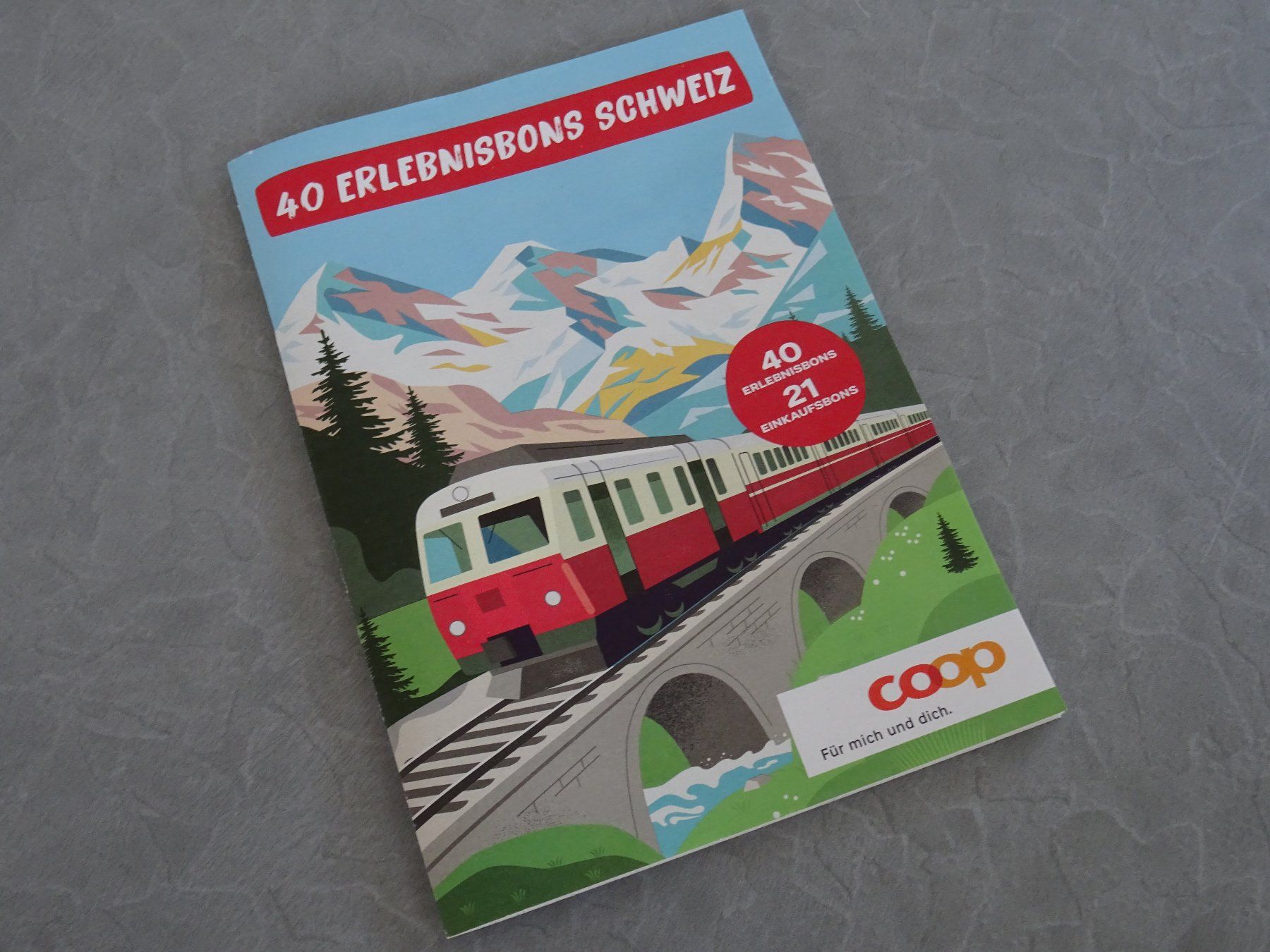 Buoni: 40 Coop Erlebnisbons Schweiz – Nuovo e nell'imballaggio originale da Rothrist venduto da heinrich1966