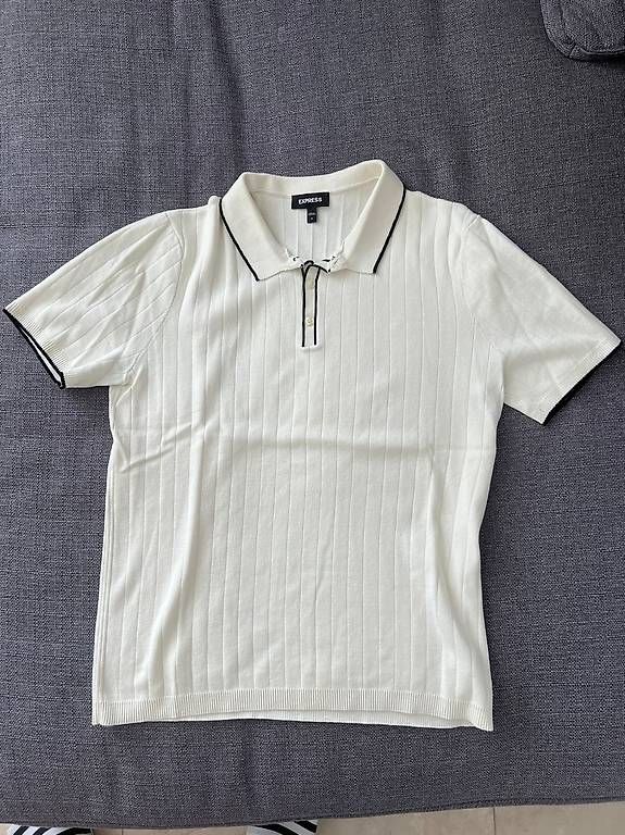 Magliette Polo: Express Polo Shirt Herren Weiss M – Usato da Lufingen venduto da luc_g6rv