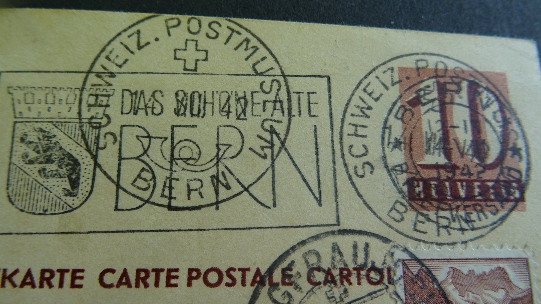 Tutti i francobolli: 21.8.1942., AUF POSTMUSEUM-GA, 7 STEMPEL – Usato da Eschenbach SG venduto da eDaisy 4