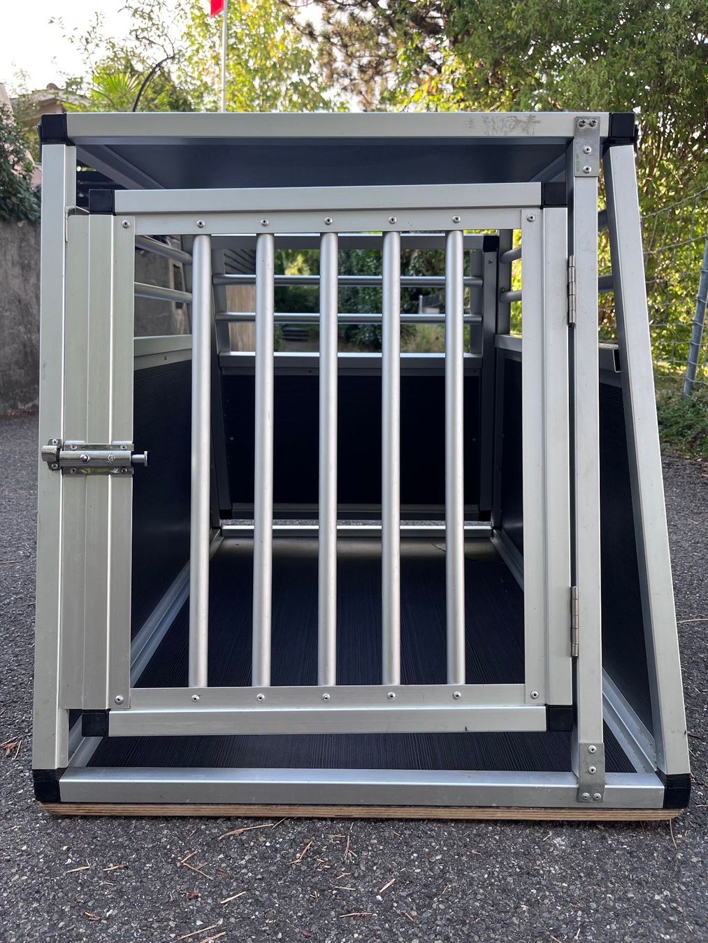 Gabbie, trasporto & Sicurezza: Hunde-Transportbox mit Notausstieg – Usato da Pfaffhausen venduto da jah_k7jw