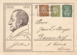 DR Postkarte gelaufen 1932