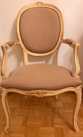 Fauteuil Louis XV patine blanche et doré, en état comme neuf
