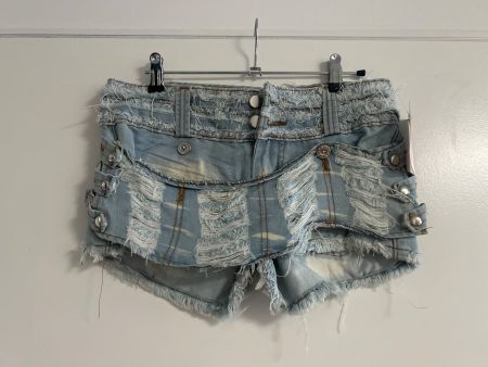 Trendige coole Jeans Shorts destroyed Look Gr XS NEU