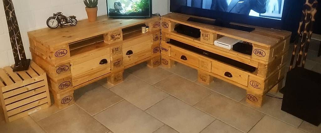 Cassettiere: 2x Sideboard aus Paletten  – Usato da Fislisbach venduto da Pika_83