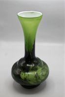 Opaline Florence Vase PopArt in grün, H 32 cm!