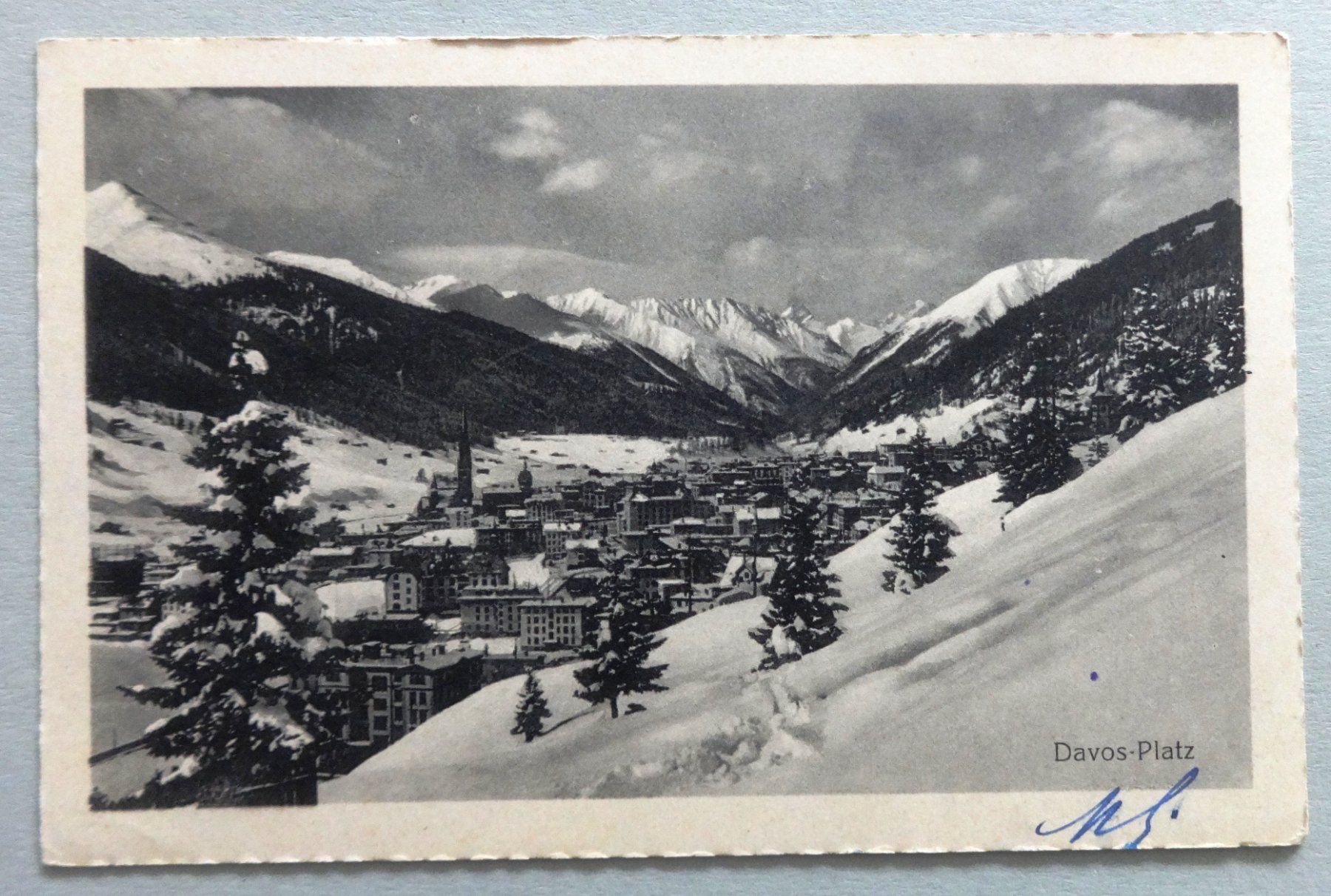 Ansichtskarten: Davos-Platz – Gebraucht aus Fétigny von Billy2miny