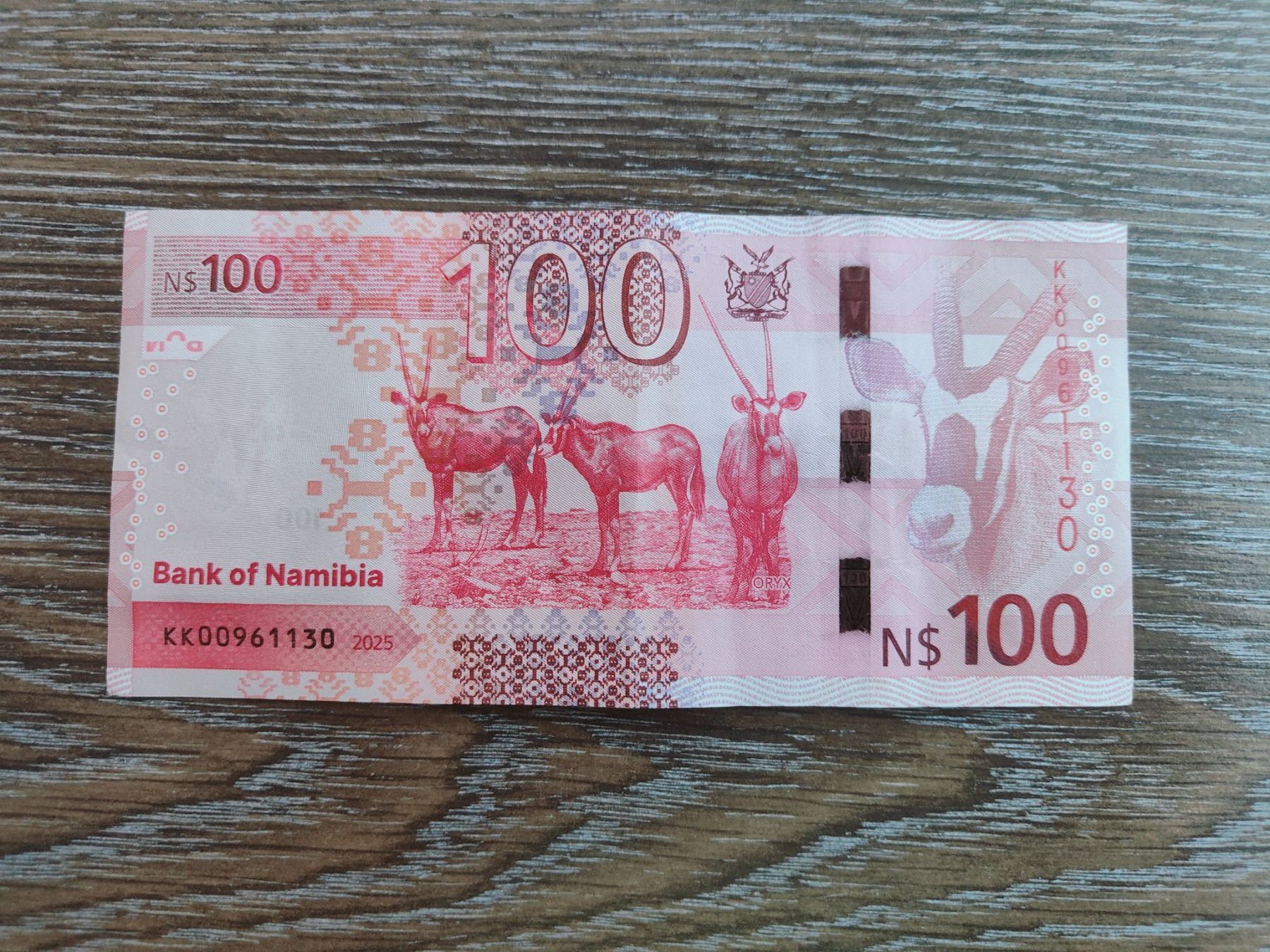 Banknoten: Namibia 100 Namibia Dollars !!!!! – Gebraucht aus Flaach von Lonzo99 1