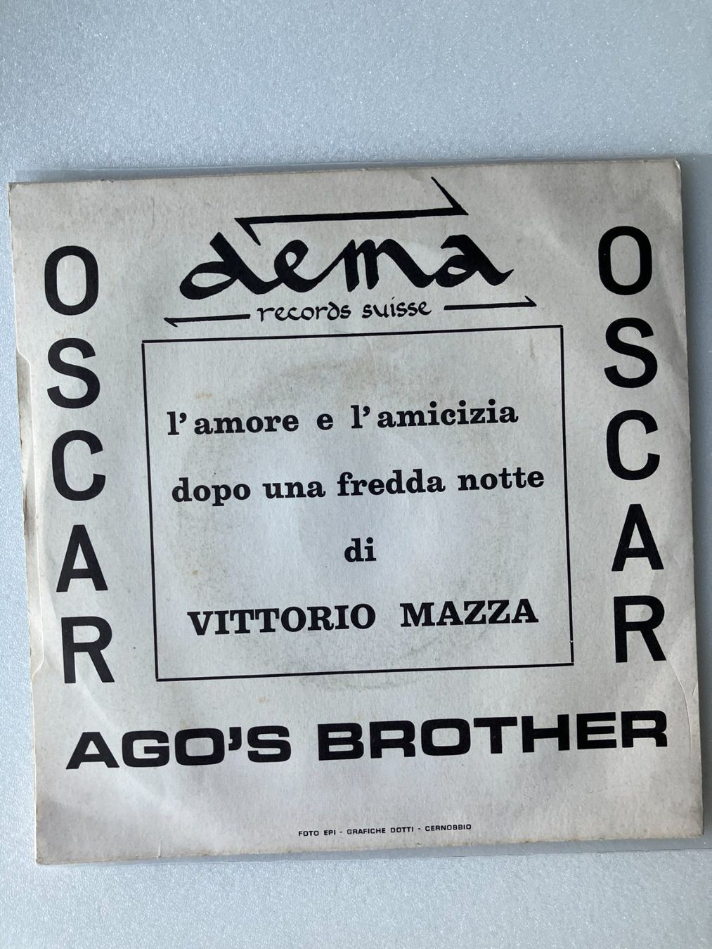 Dischi in vinile: Oscar Ago's Brother – Usato da Aarwangen venduto da Jukebox3 3