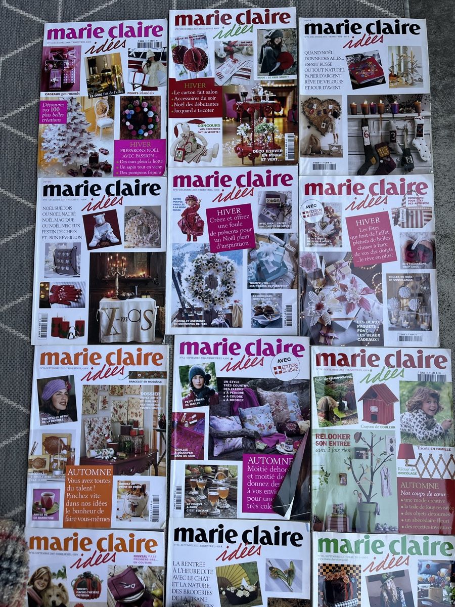 Riviste & Magazine: marie claire idées Hefte ab 2003 – Usato da Rorschacherberg venduto da Artmaru 1