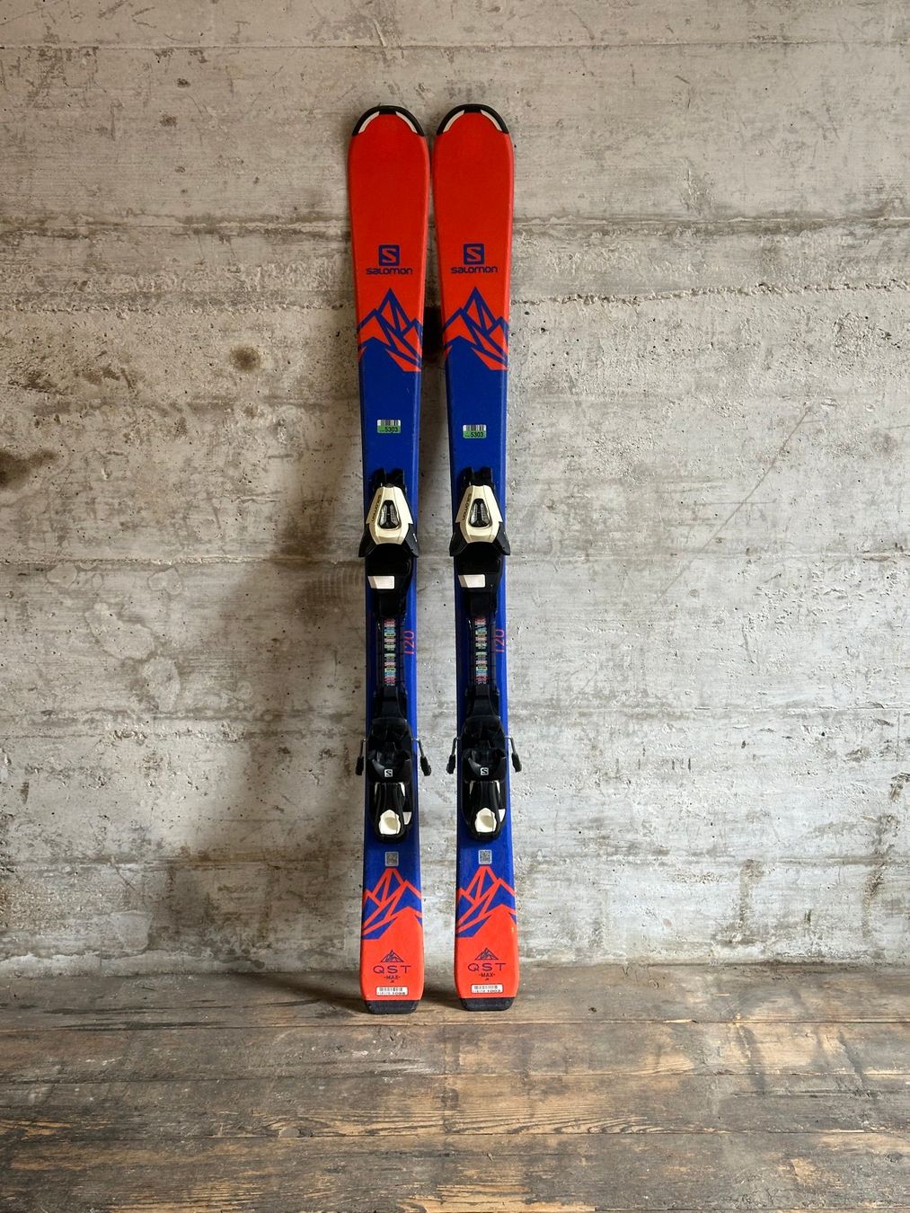 Salomon Sci: Salomon Kinderski 120cm – Usato da Emmenbrücke venduto da karkarkar