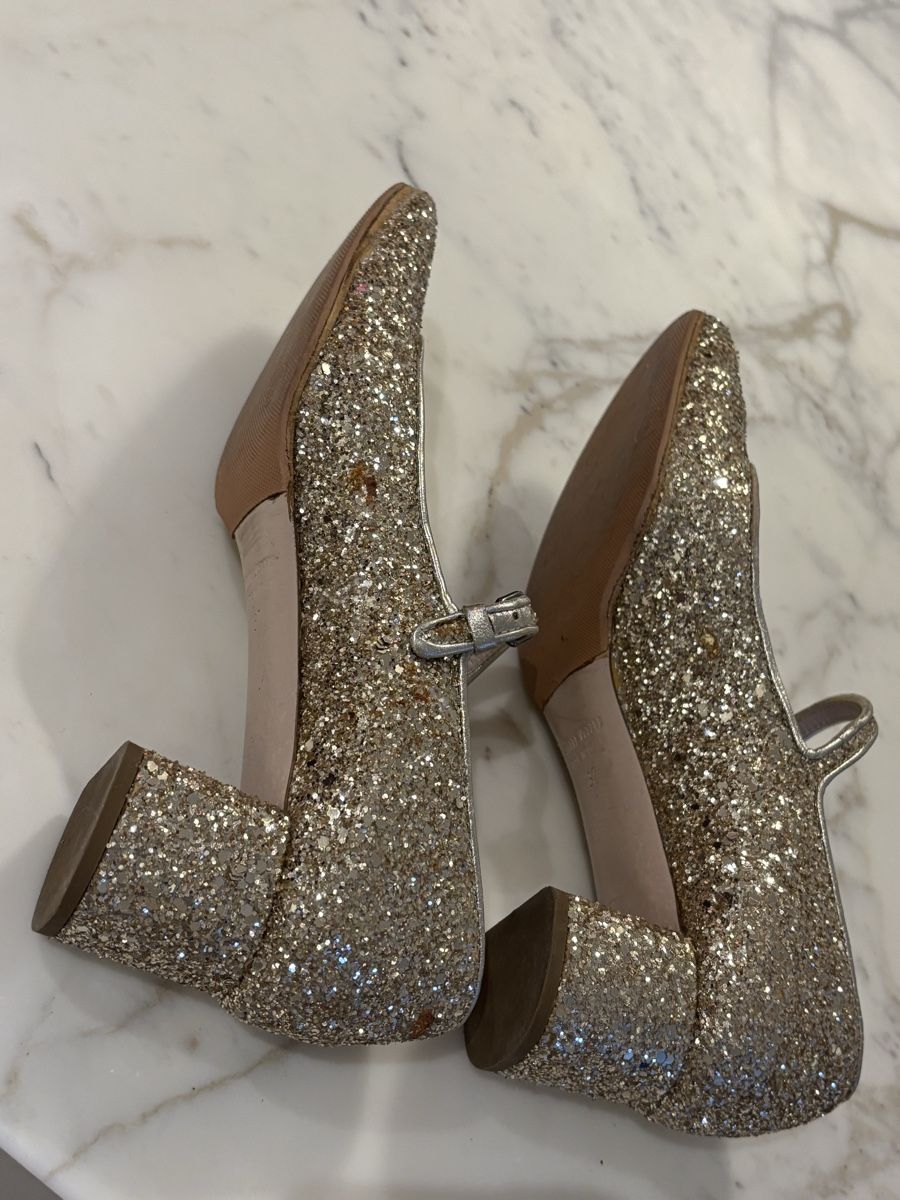 Miu Miu Scarpe da donna: MiuMiu glitzer Riemchen-Pumps, 37 – Usato da Twann venduto da dieberaterin 4