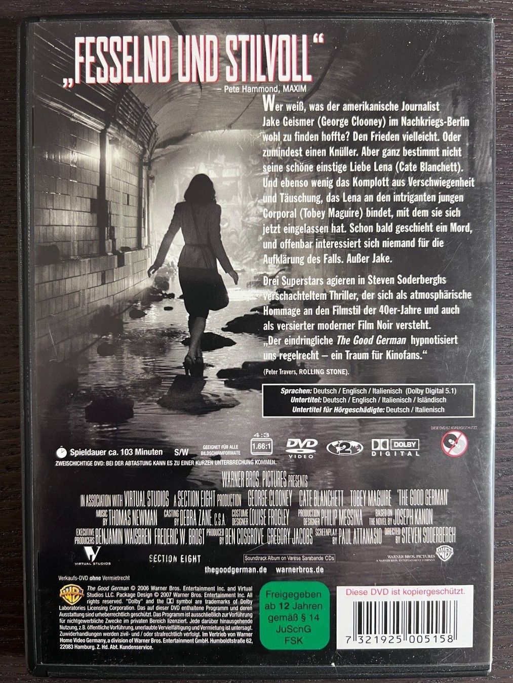 Tutti i DVDs: The Good German – Usato da Zürich venduto da FilmFreunde 1