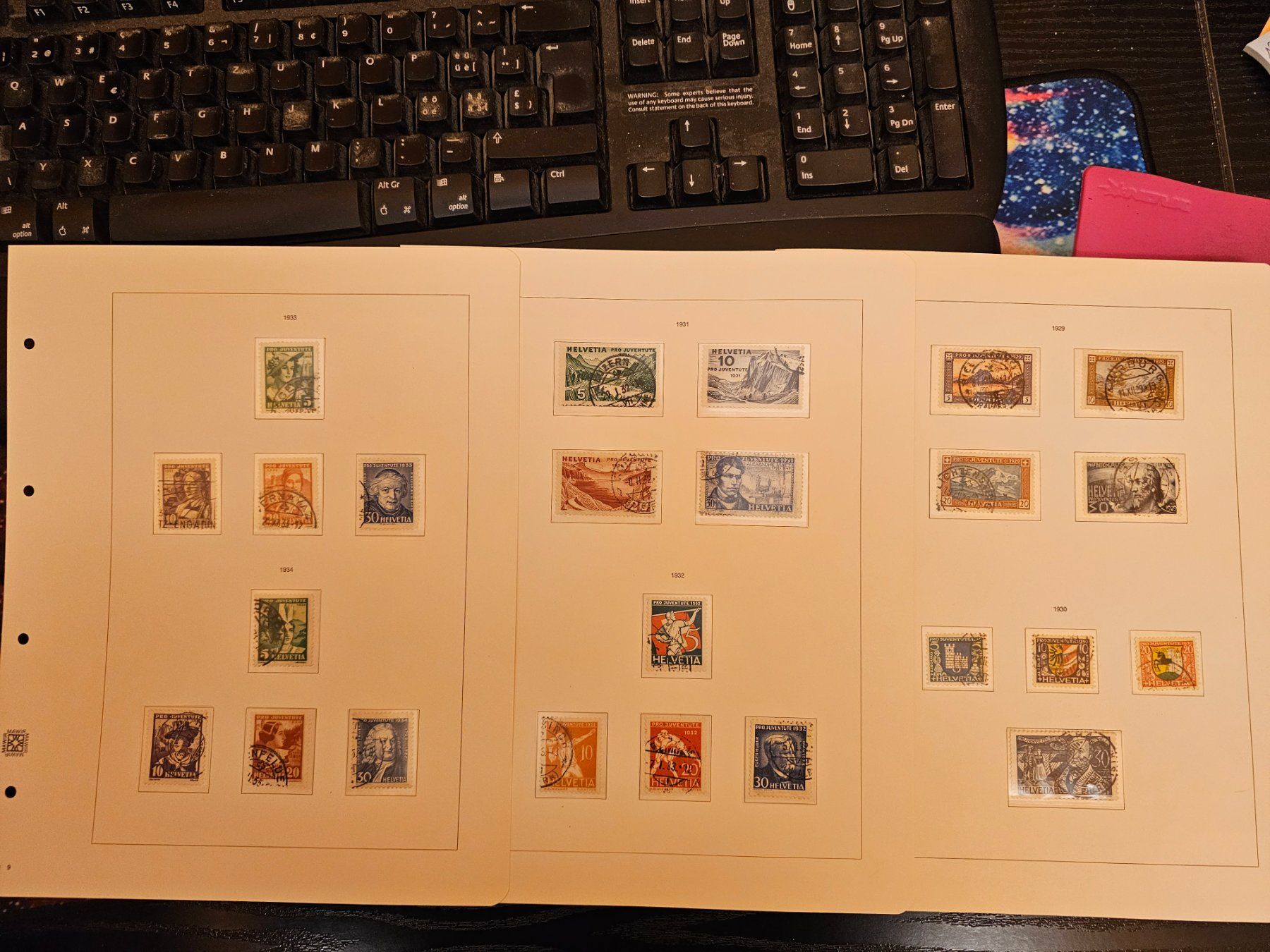 Alle Briefmarken: CH PRO JUVENTUTE AB 1913 - 2006 GEST. – Gebraucht aus Dintikon von bonita099 8