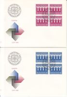 SBK 708 - 709 im 4er-Block FDC