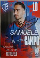 Original Autogrammkarte von Samuel Campo / FC Basel