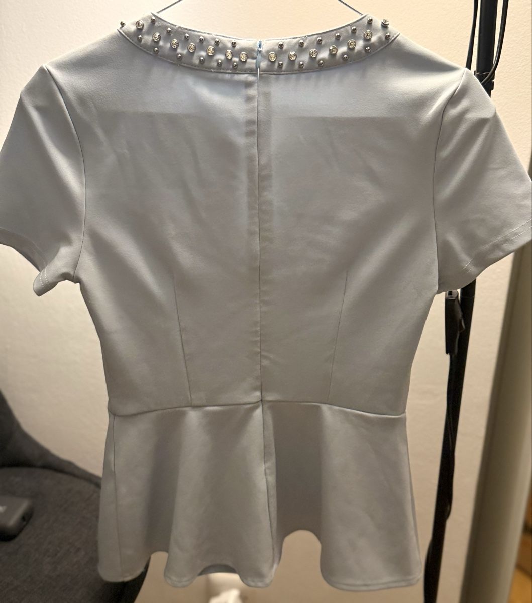 Camicette: Bluse Blau mit Spitzen und Steinchen  – Nuovo (secondo la descrizione) da Zürich venduto da rim_x228 1