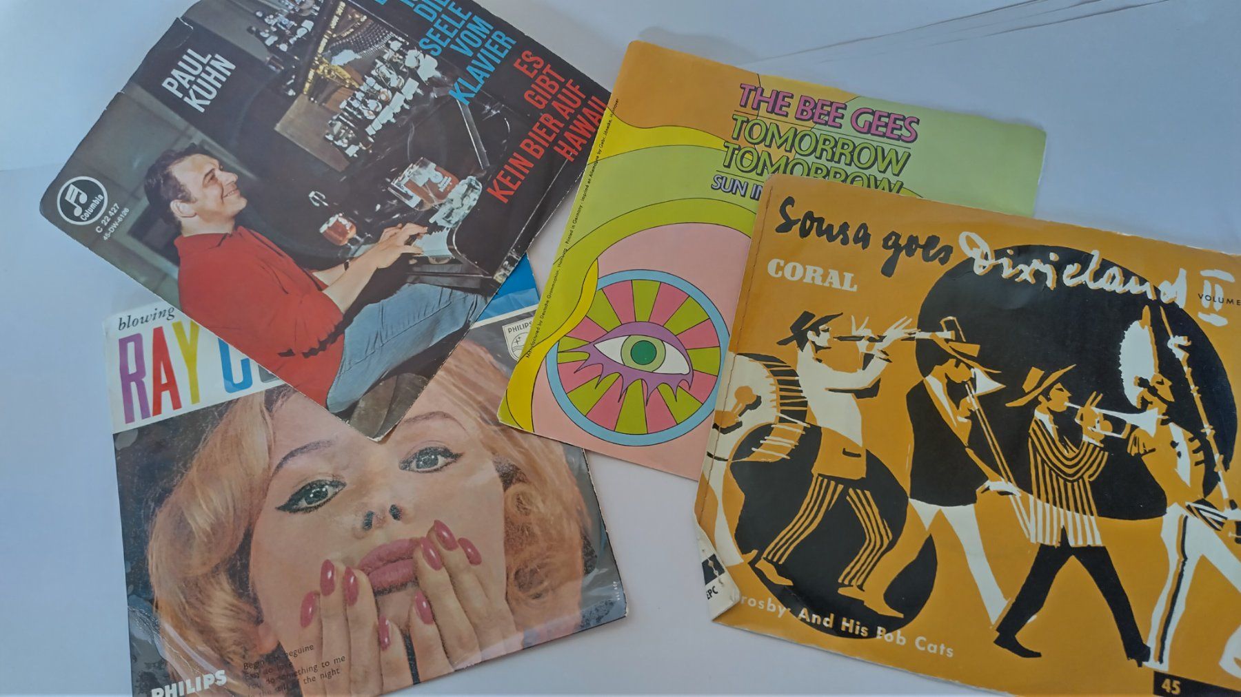 Dischi in vinile: Singles Sammlung, 28 Stück, bunt gemischt ab 1.- – Usato da Bellach venduto da JingleJerry 5
