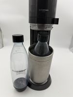 Wassersprudler SodaStream Duo schwarz mit zwei Flaschen