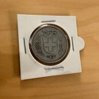 Schweizer Silbermünze 5 Franken 1931
