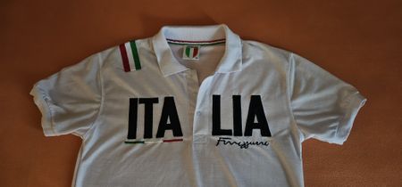 Italien Polo Shirt Ferragucci, Sommer Look, Gr. M