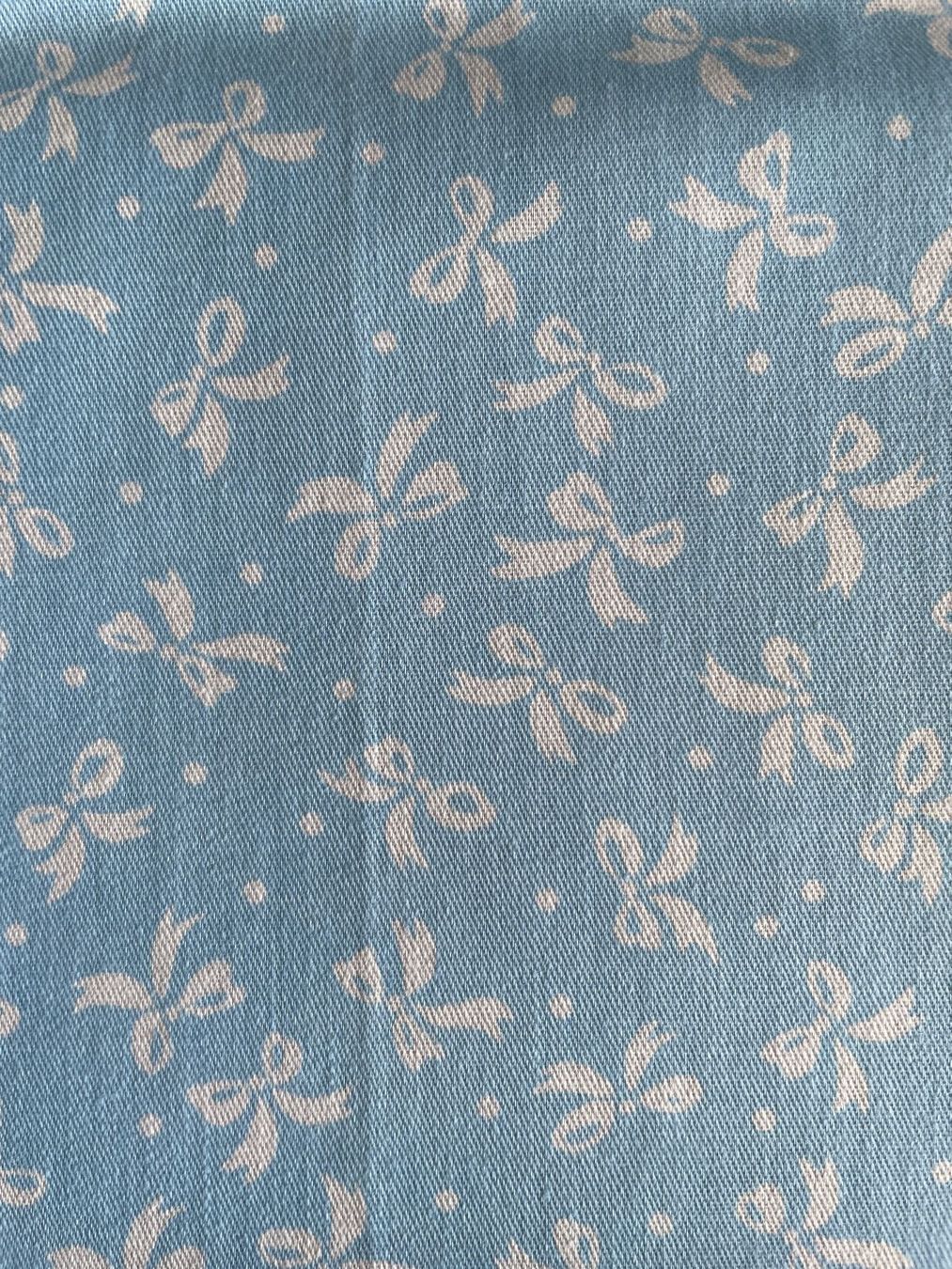 Stoffe: Fat quarter/Coupon patchwork-couture Petits noeuds bleus – Neu und originalverpackt aus Gland von san_xz5j 3
