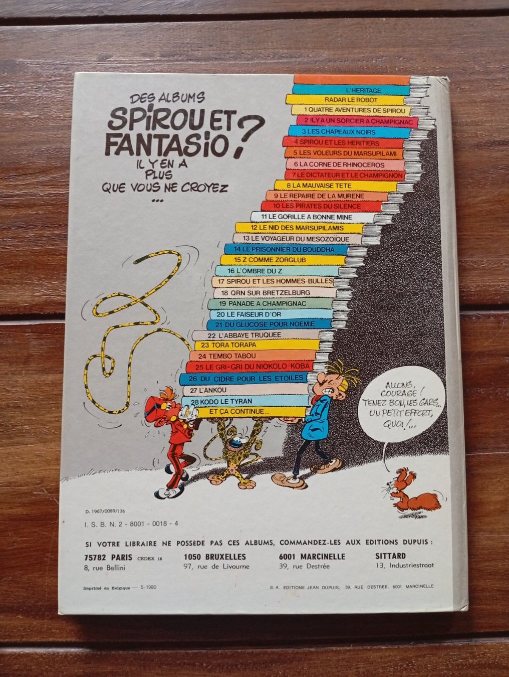 Comics: Spirou et Fantasio – Gebraucht aus Perrefitte von 36B 3