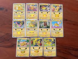 Pokemon 30th Pikachus (Deutsch)