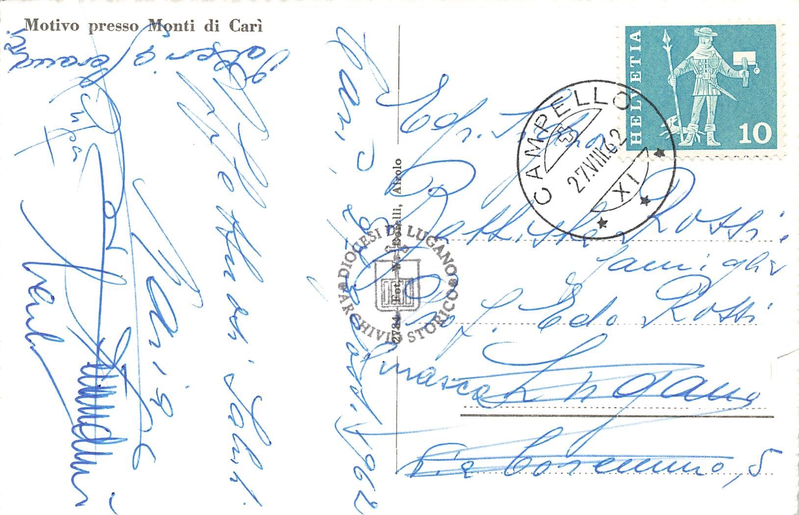 Cartoline postali: Monti Cari Leventina – Usato da Biasca venduto da Blenio71 1