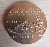 Expo Lausanne 1964 Medaille Gold