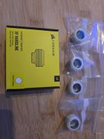 Corsair Hydro XF Hardline Fittings 14mm - 8 Stk. Weiss NEU!