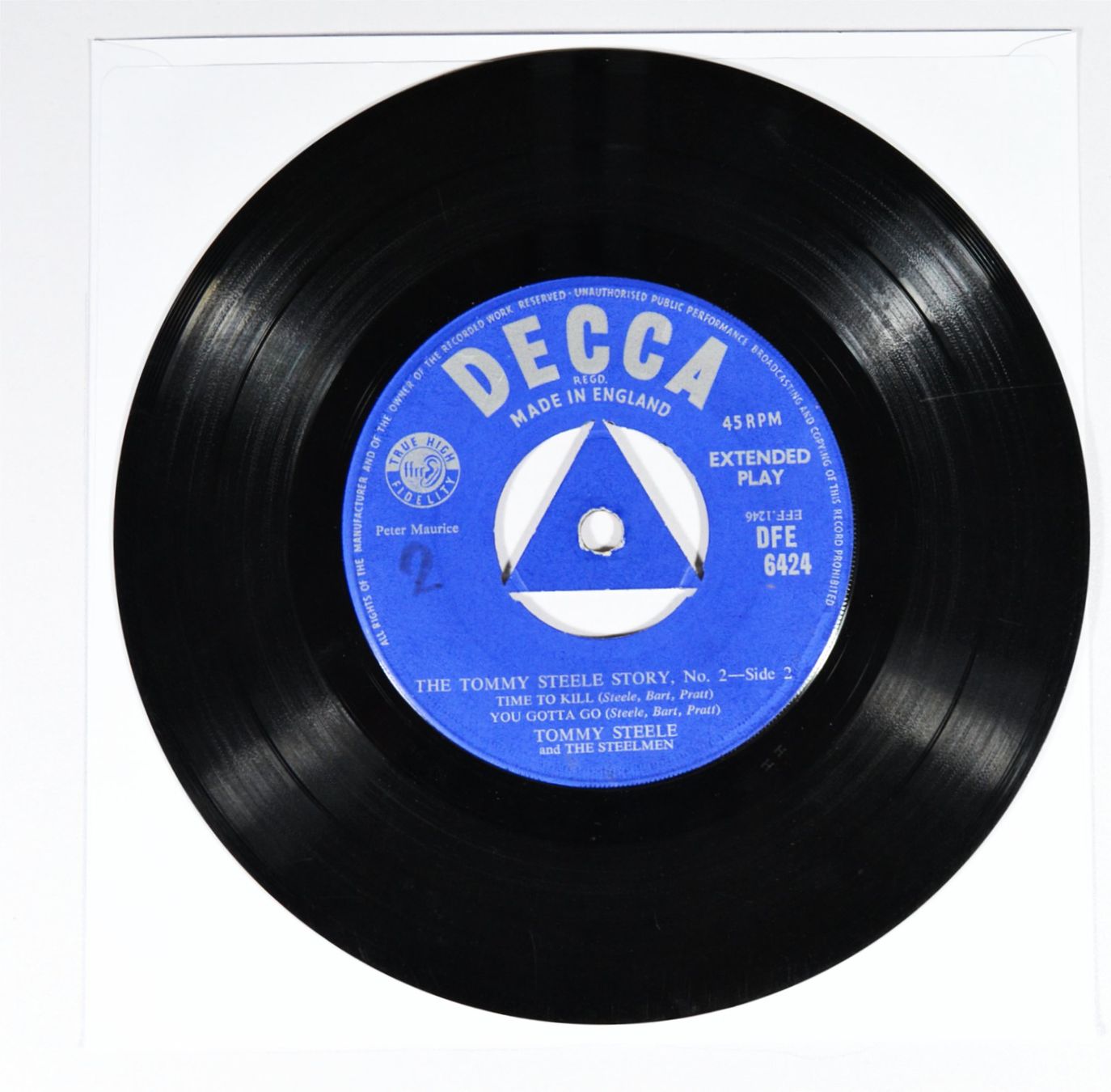 Dischi in vinile: EP: THE TOMMY STEELE STORY  - NO. 2 – Usato da Frenkendorf venduto da Yard-Sale-2000 2