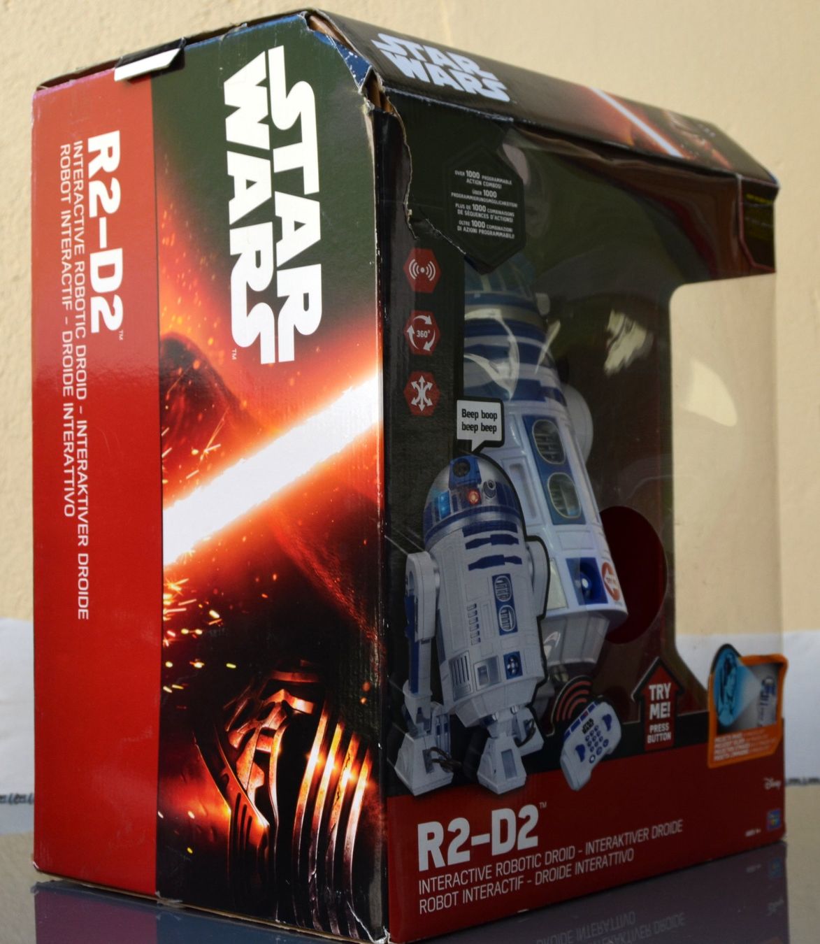 Star Wars Giocattoli: Star Wars Robot R2-D2 interaktiver Roboter robot interactif – Usato da Collonges venduto da arashee 4