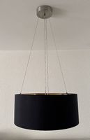 Pendellampe schwarz/gold 53 cm x 22 cm
