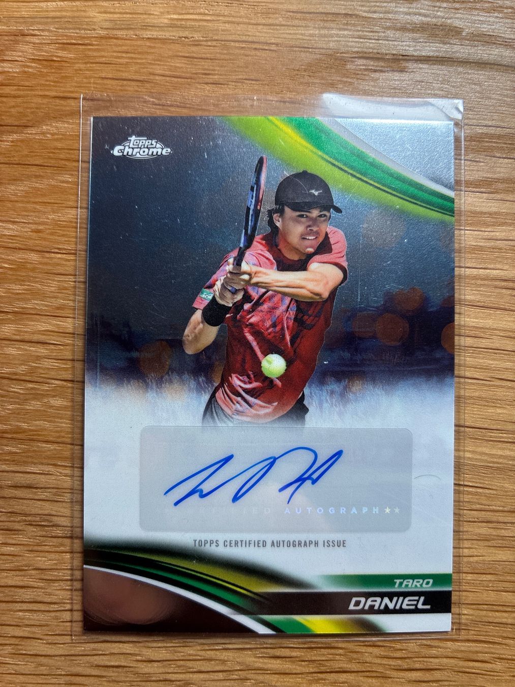 Topps Carte collezionabili: Topps Chrome Tennis Taro Daniel Autogramm – Usato da Wangenried venduto da Garagara